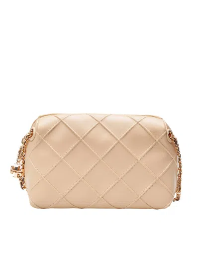 Tory Burch Quilted Leather Crossbody Bag With Braided Strap