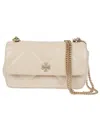 Tory Burch Quilted Leather Kira Shoulder Bag In Neutral