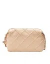 Tory Burch Borsa Crossbody Fleming Small In Pelle Trapuntata Colore Vaniglia