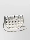 Tory Burch Quilted Metallic Chain Wallet