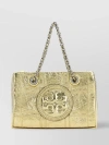 Tory Burch Fleming Soft Chain Mini Shopper Bag -  - Leather - Gold In Cream
