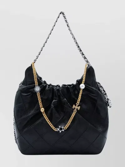 Tory Burch Quilted Shoulder Bag Chain Strap Design