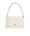 Tory Burch Quilted Shoulder Bag In White