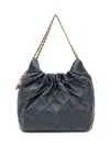 Tory Burch Quilted Shoulder Bag With Chain In Black