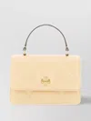 Tory Burch Quilted Top Handle Chain Strap Shoulder Bag