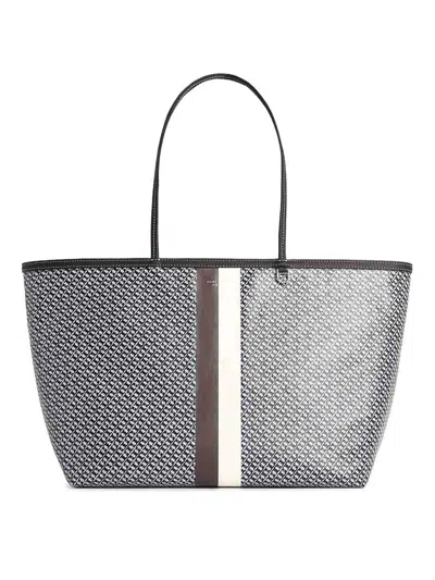 Tory Burch Racer Blue Cotton Blend Bag