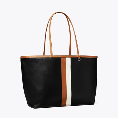 Tory Burch Racer Tote In Black