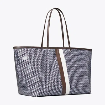 Tory Burch Racer Xl Tote In Blue