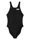 Tory Burch Racerback Bodysuit In Black