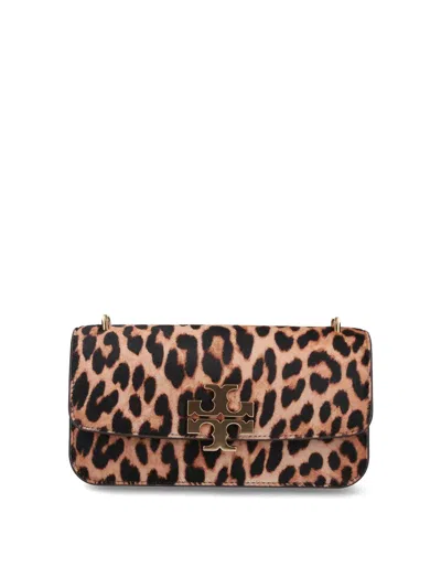 Tory Burch Racolla Logo Bag In Brown