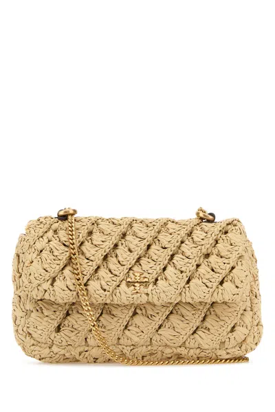 TORY BURCH RAFFIA MINI KIRA SHOULDER BAG