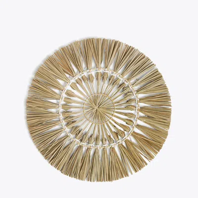 Tory Burch Raffia Placemat, Set Of 4 In Nude