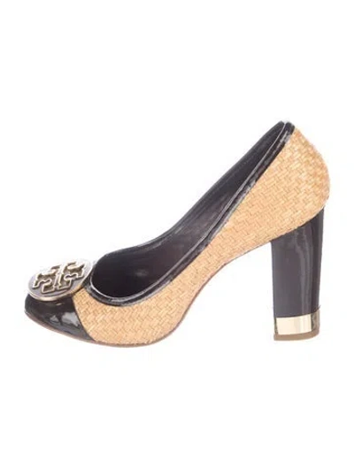 Pre-owned Tory Burch Raffia Pumps