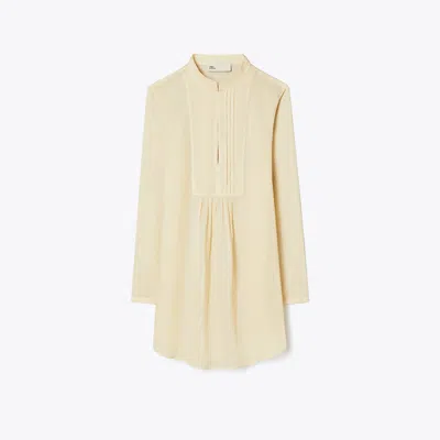 Tory Burch Ramie Beach Shirt In Birch