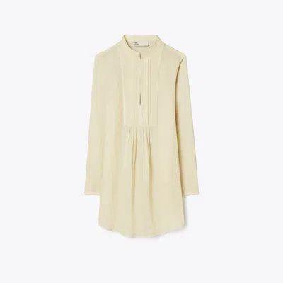 Tory Burch Ramie Beach Shirt In Brown