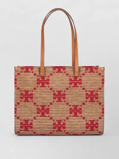 Tory Burch Rectangular Shoulder Bag Patterned Design Dual Handles