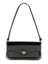 Tory Burch Rectangular Shoulder Bag "robinson" In Black