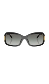 Tory Burch Embellished-temples Geometric Sunglasses In Black