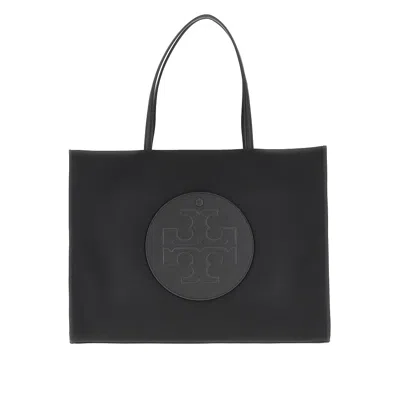 Tory Burch Recycled Nylon 'ella' Big Tote Bag In Black