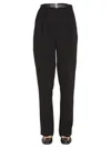 Tory Burch Regular Fit Trousers In Black