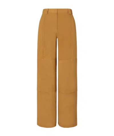 TORY BURCH SUEDE PANELLED TROUSERS