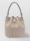 Tory Burch Removable Strap Embossed Pattern Shoulder Bag