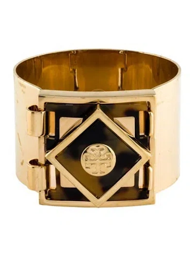 Pre-owned Tory Burch Resin Bangle Bracelet, 6" In Multi