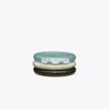 Tory Burch Resin Bangle Set In Swirl Blue/ivory/green