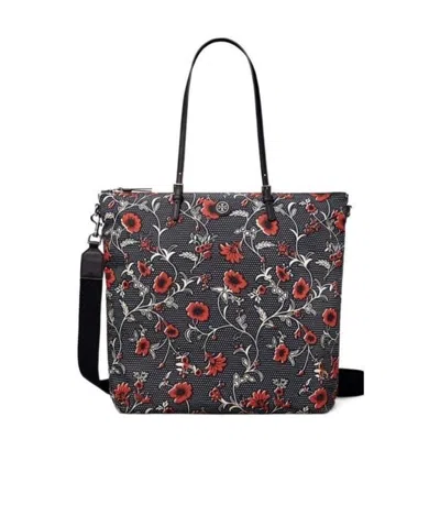 TORY BURCH RETRO BLOCK PRINT TOTE BAG