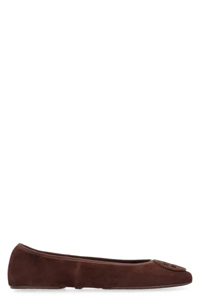 TORY BURCH TORY BURCH REVA BALLERINAS IN SUEDE