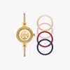 Tory Burch Reva Bangle Watch Gift Set In Multi
