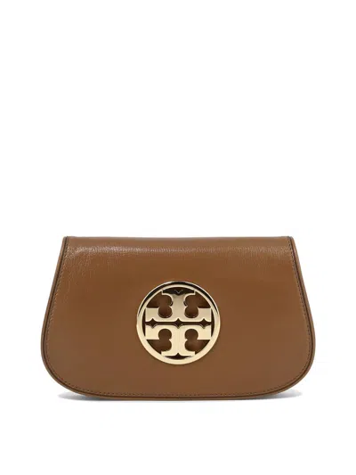 Tory Burch "reva" Crossbody Bag In Brown