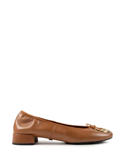 Tory Burch Reva Pumps In Brown