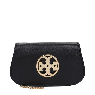 Tory Burch Reva Pochette Women's Leather Black