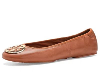 Tory Burch Reva Travel Ballet In Brown