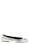 Tory Burch 'reva Travel' Ballet Flats In Silver