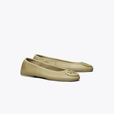 Tory Burch Reva Travel Ballet In Green