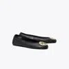 Tory Burch Reva Travel Ballet In Black