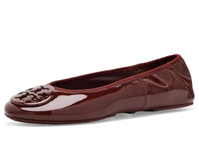Tory Burch Charlie Ballet Flats In Burgundy