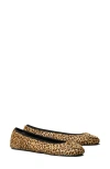 Tory Burch Reval Travel Genuine Calf Hair Ballet Flat In Multi