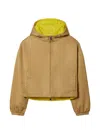 Tory Burch Reversible Cropped Nylon Jacket In Multi