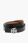 Tory Burch Reversible Designed Miller Leather Belt 25mm Grösse M