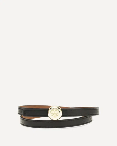 Tory Burch Reversible Romy Belt In Black