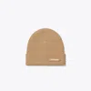 Tory Burch Ribbed Knit Beanie In Brown