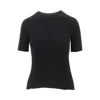 Tory Burch Stretch Cotton Blend Jersey In Black