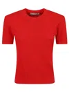 Tory Burch Jacquard T Monogram Jersey In Red