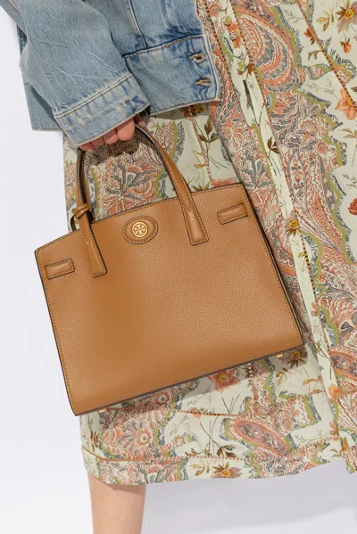 Tory Burch ‘ribinson Small' Shoulder Bag In Brown