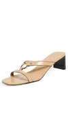Tory Burch Ring Heel Sandals Cantucci/gold In Cantucci/gold