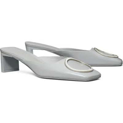 Tory Burch Ring Mule In Silver