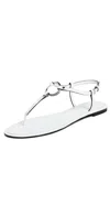Tory Burch T-strap Sandal In Bianco